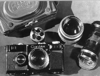 The Contax camera was a breakthrough of tremendous proportions in 1932.  As a rangefinder camera, it evolved from 1932 until 1960 when the modern 35 mm SLR dominated the market.