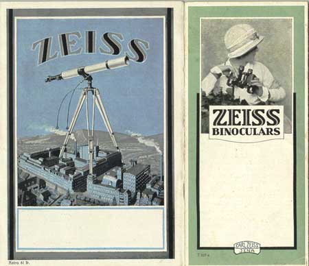 1920s catalogs for Astromical and Binocular catalog 