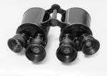 Zeiss invented the first successful commerical and military prism binoculars in 1894.  This 1896 design had revolving 5x and 10 x eyepieces and was credited with aiding the Japanese victory over the Russian navy in the Russo-Japanese War